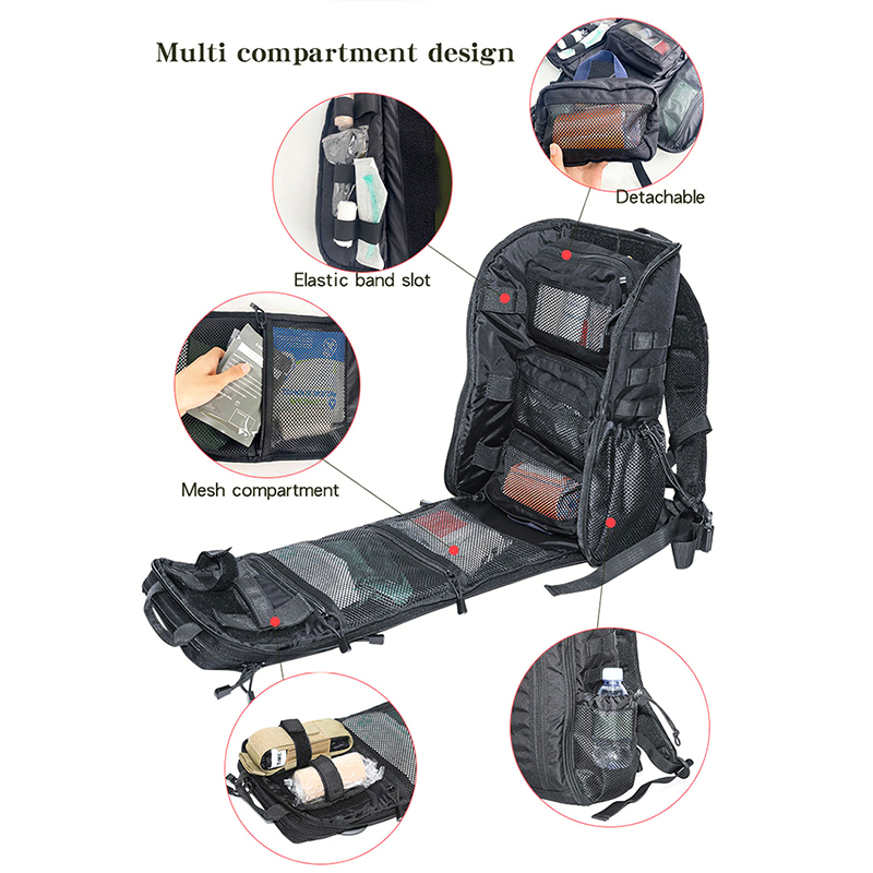 SABADO Versatile Medical Assault Pack Mochila de Emergência Tática