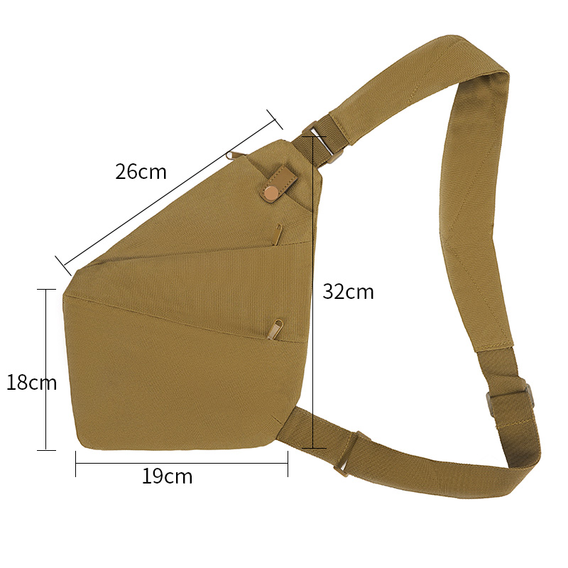 SABADO Exterior Tático Anti-roubo Ombro Esporte Crossbody Peito Bolsa