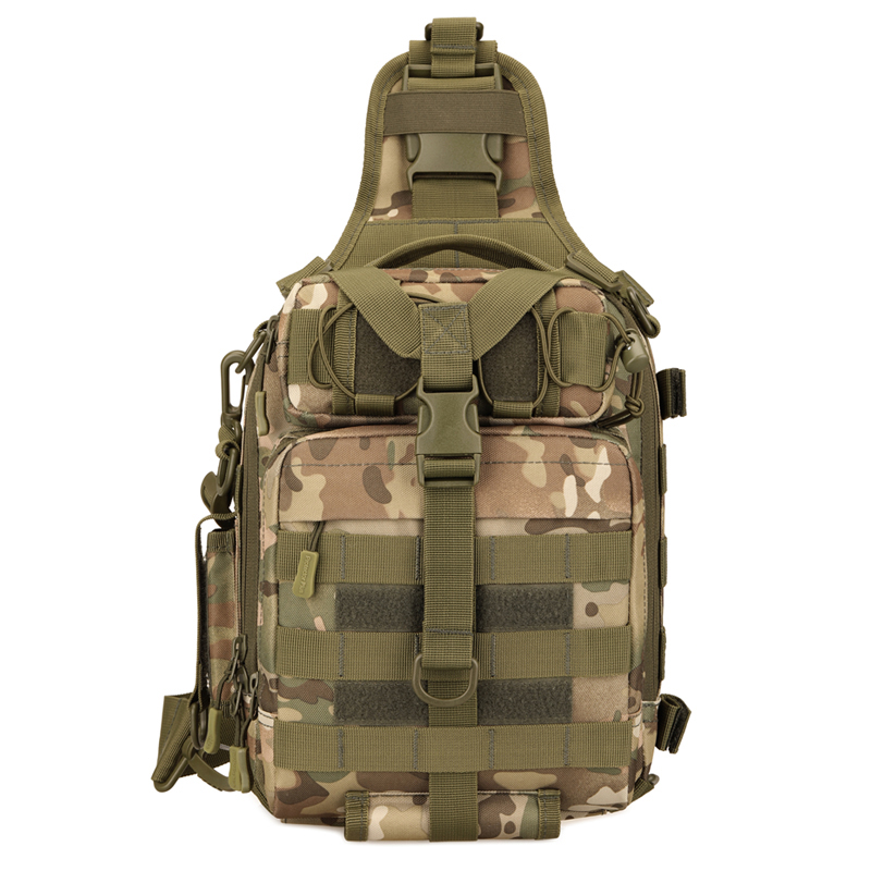 SABADO Ao Ar Livre Grande Capacidade Ajustável Ombro Crossbody Camping Molle Tactical Sling Peito Bolsa