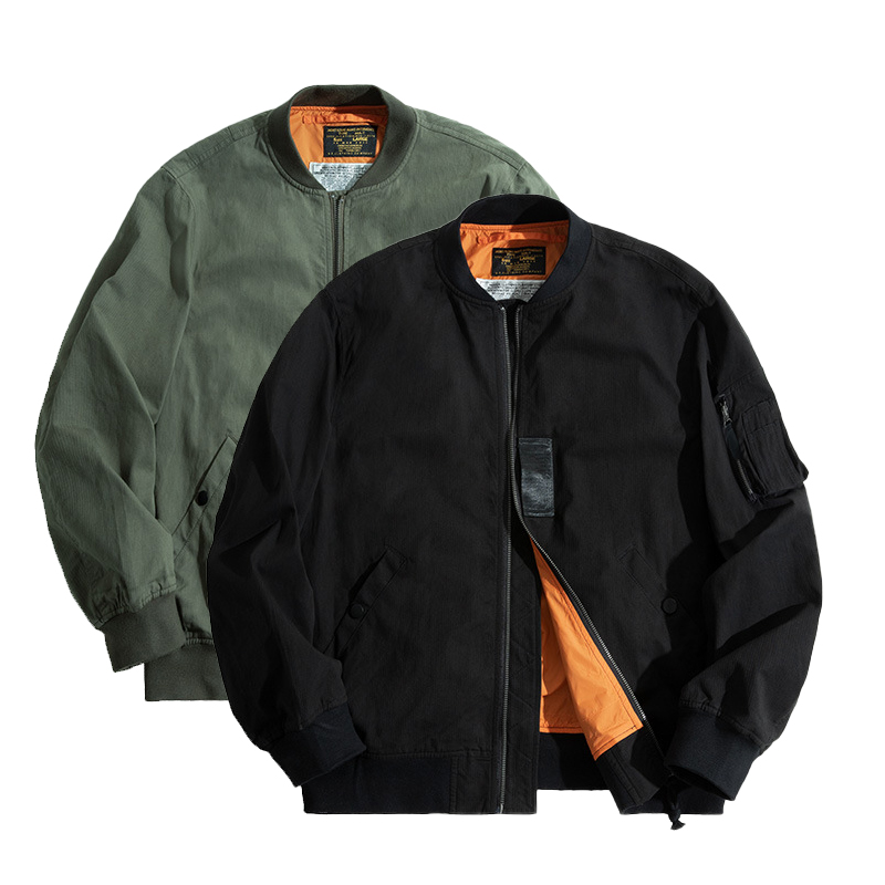 SABADO Casual grosso MA-1 Jaqueta militar masculina Flight Bomber