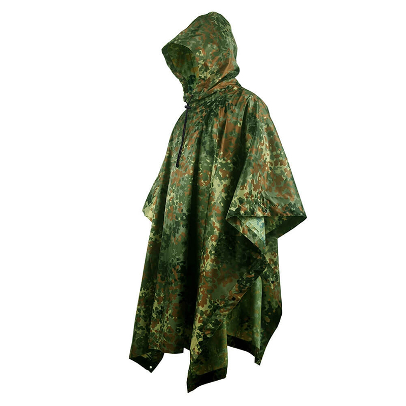 Sabado militar resistente ao ar livre capa de chuva impermeável feminino masculino tático casaco de chuva poncho