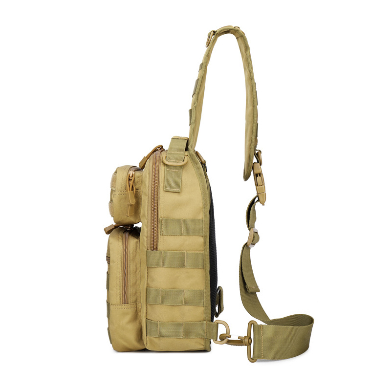 SABADO Outdoor Molle Militar Chest Sling Bags Travel Camouflage Tactical Crossbody Chest Bag