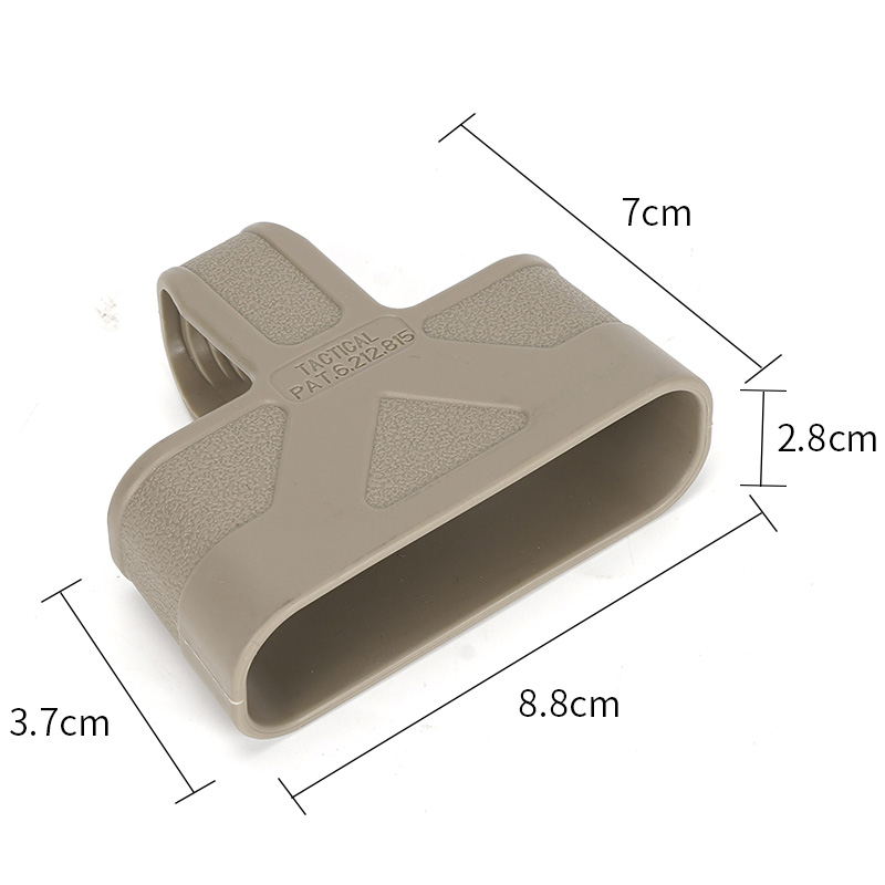 Sabado tático 7.62mm supressor protetor de borracha capa térmica protetor de revista de borracha