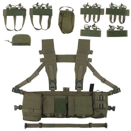 Sabado equipamento de peito tático gen iv h-arnês 5.56 7.62 mag gp bolsa rapidamente airsoft plataforma engrenagem molle caça colete