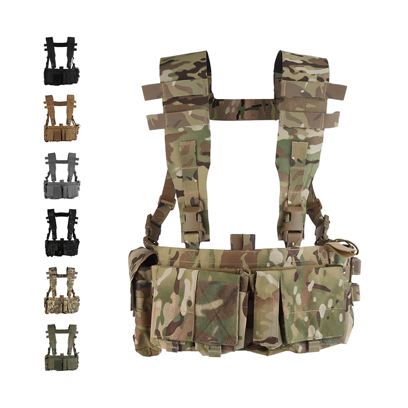 Sabado equipamento de peito tático gen iv h-arnês 5.56 7.62 mag gp bolsa rapidamente airsoft plataforma engrenagem molle caça colete