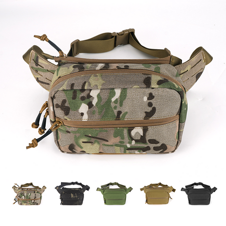 SABADO Bolsa tática impermeável EDC Molle Fanny Pack Bolsa de cintura tática militar 