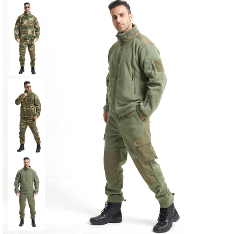 SABADO Jaqueta tática masculina de inverno ao ar livre, uniforme militar de lã