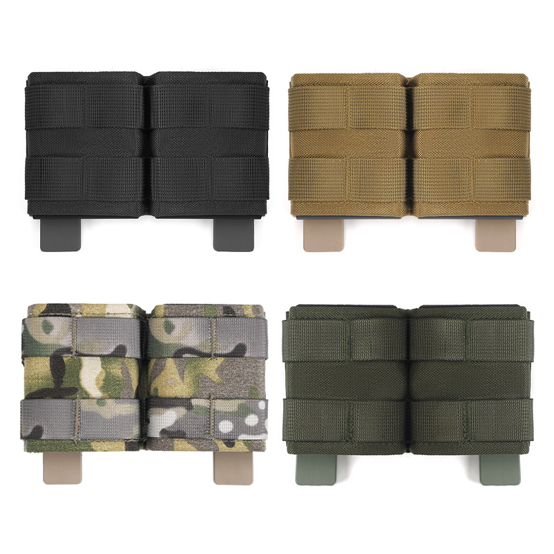 Bolsa para revista SABADO Tactical Molle 5,56 mm com suporte duplo