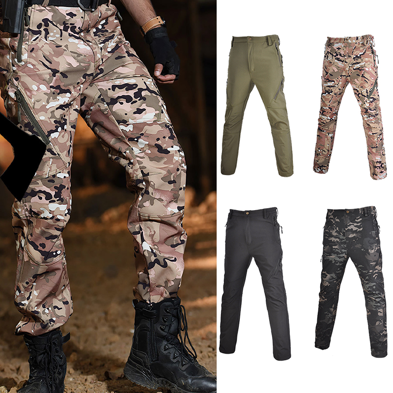 SABADO Outdoor Military Quick Dry Plus Size Camo Caminhadas Cinza Calças de camuflagem tática do exército