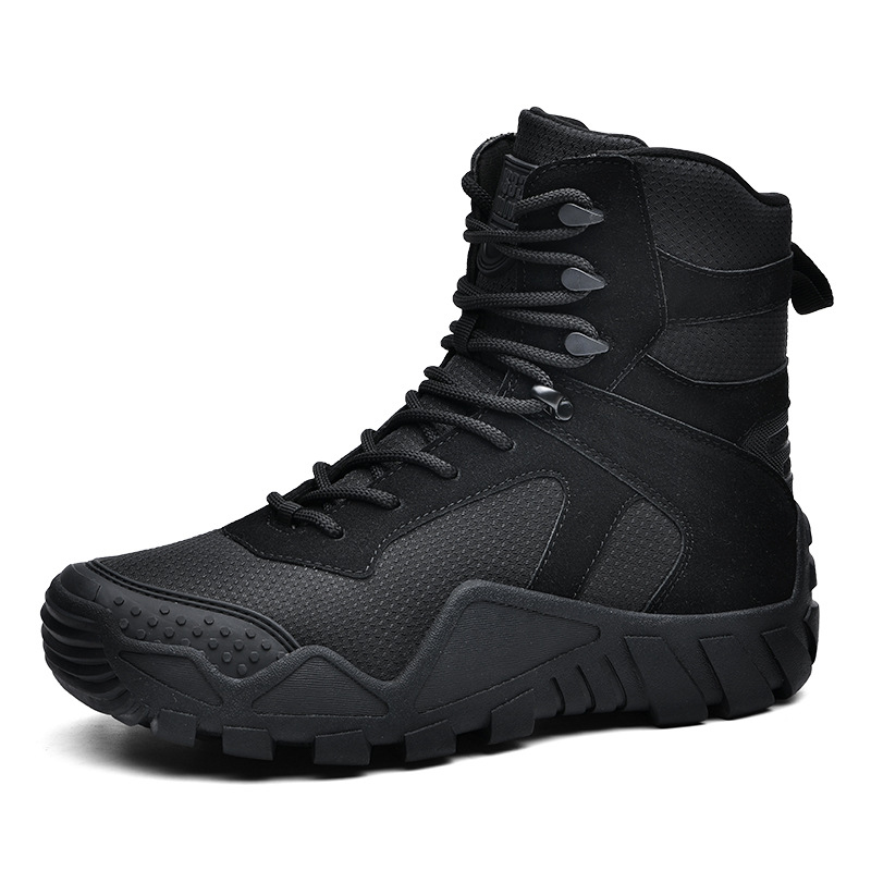 Botas táticas masculinas SABADO Outdoor Army cano alto 