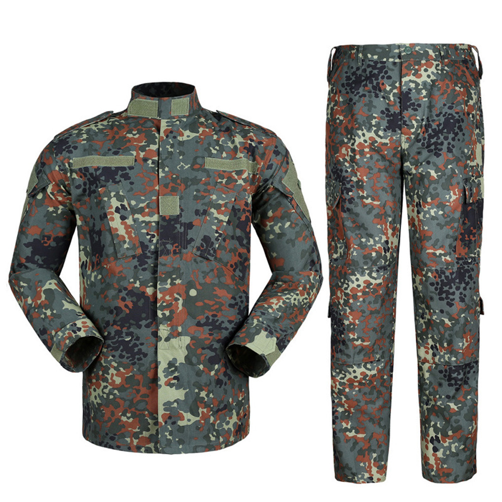 Conjunto de uniforme militar camuflado de combate ao ar livre SABADO