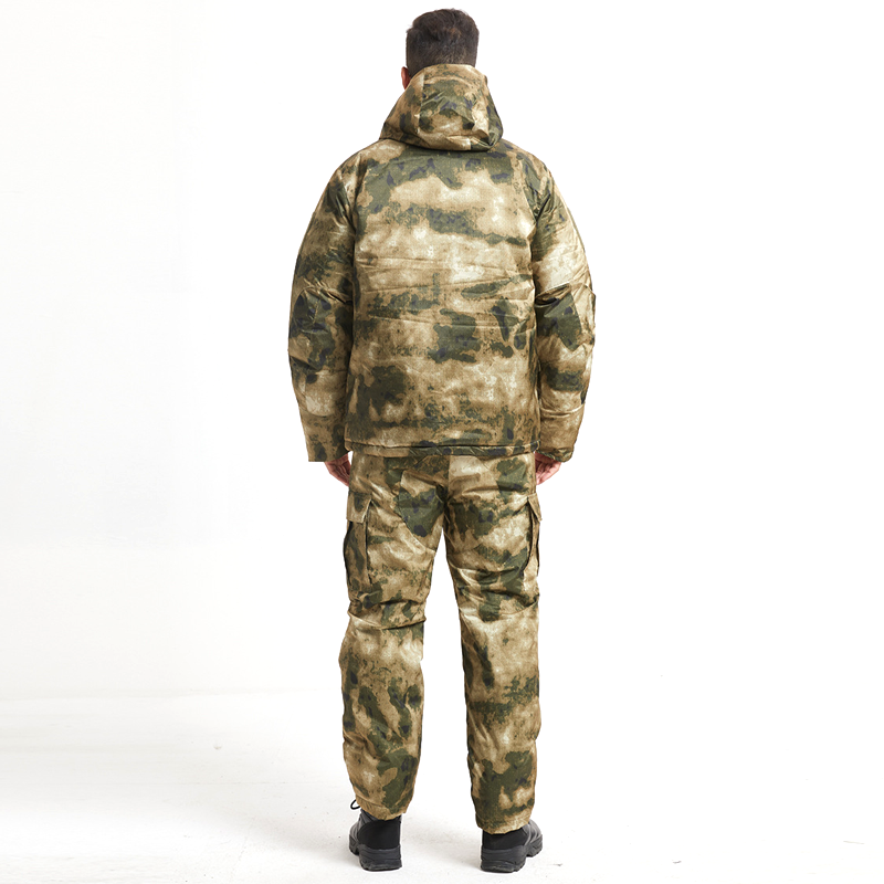 Sabado terno de caça masculino inverno térmico com capuz softshell jaqueta de esqui conjunto de calças camufladas