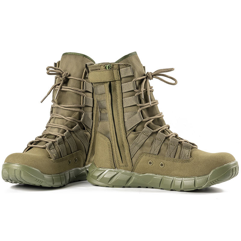 SABADO Outdoor Military Hiking High Top Lace Up Sapatos antiderrapantes