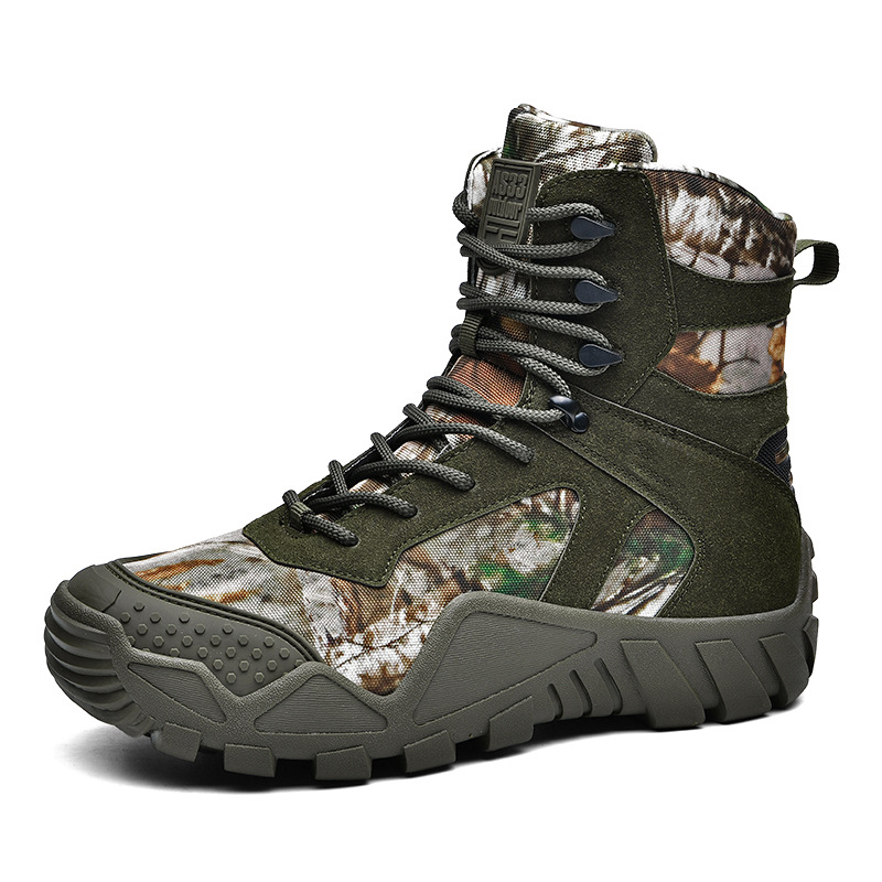 Botas táticas masculinas SABADO Outdoor Army cano alto 