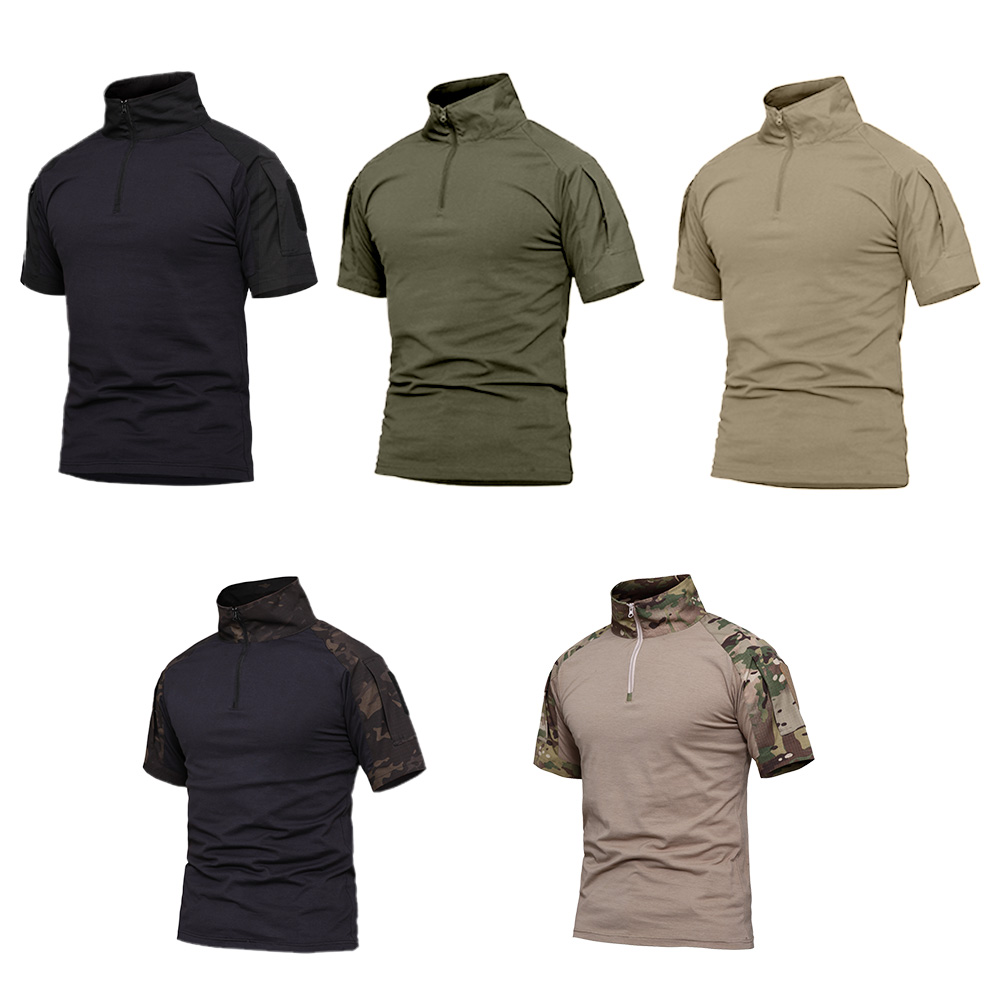 Camisetas táticas de camuflagem masculina SABADO 