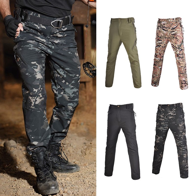 SABADO Outdoor Military Quick Dry Plus Size Camo Caminhadas Cinza Calças de camuflagem tática do exército