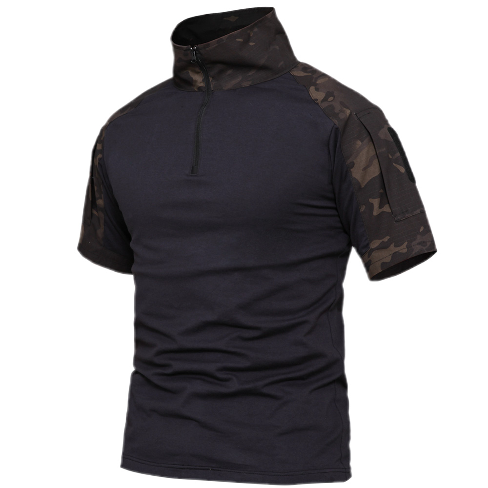 Camisetas táticas de camuflagem masculina SABADO 