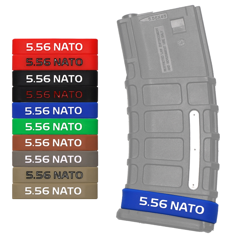 SABADO 5.56 Bandas de Marcação de Revista NATO 5.56 Identificação de Calibre de Revista